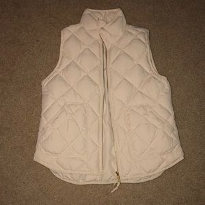 J. CREW CREME VEST